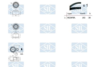 SET CUREA DE DISTRIBUTIE Saleri SIL TK1472 1