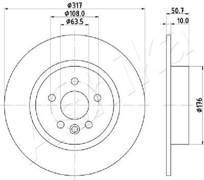 Brake Disc 61-0L-L14C