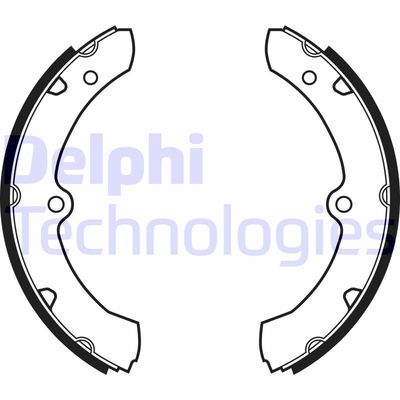 Комплект тормозных колодок DELPHI LS2146 для TOYOTA DYNA