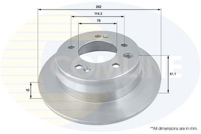 Brzdový kotouč COMLINE ADC1090