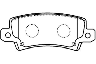 Kavo Parts Комплект тормозных колодок, дисковый тормоз