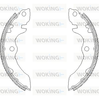 WOKING Z4392.00 Ремкомплект барабанных колодок для SUZUKI ALTO I (0S) 0.8 (SS80) WOKING Z4392.00 Ремкомплект барабанных колодок для SUZUKI ALTO I (0S) 0.8 (SS80)