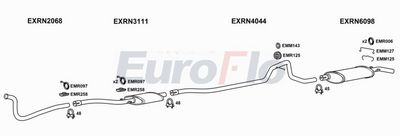 Układ wydechowy EUROFLO RN18143001A00