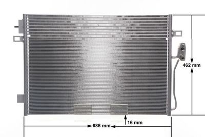 CONDENSATOR CLIMATIZARE MAHLE AC47000S 1