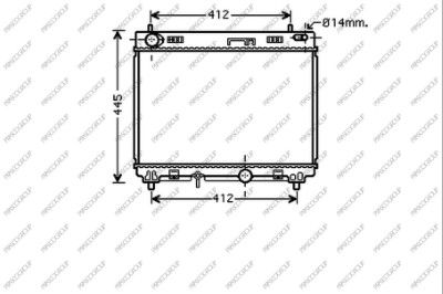 PRASCO TY325R002 Радиатор охлаждения двигателя для TOYOTA YARIS (_P13_) 1.4 D (NLP130_) PRASCO TY325R002 Радиатор охлаждения двигателя для TOYOTA YARIS (_P13_) 1.4 D (NLP130_)