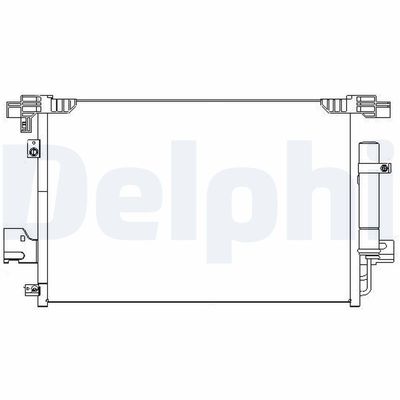 CONDENSATOR CLIMATIZARE DELPHI TSP0225648