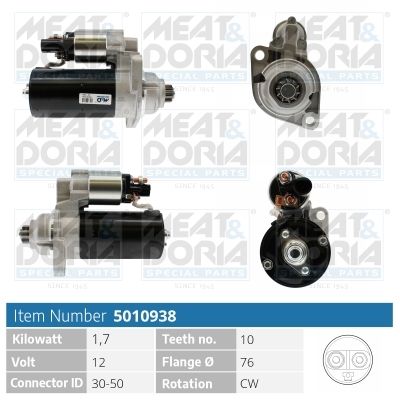 Startér MEAT & DORIA 5010938
