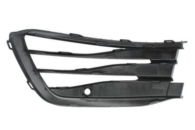 Voorbumper afdekking Voor Links (met parkeersensor gaten, plastic, zwart) past: VW GOLF VIII 07.19-05.24