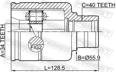 Joint Kit, drive shaft 2311-TATRH