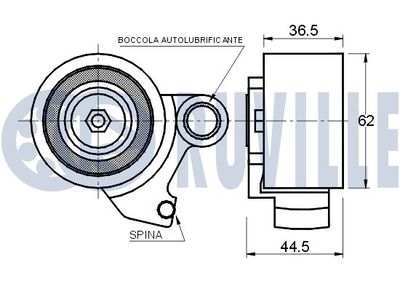 ROLA INTINZATOR CUREA DISTRIBUTIE RUVILLE 540384 1
