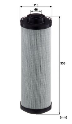 Hydraulisch filter (patroon) past: MENZI MUCK 6000 VOLVO EW140 B, EW145 B, EW160 B, EW180 B, EW200 B