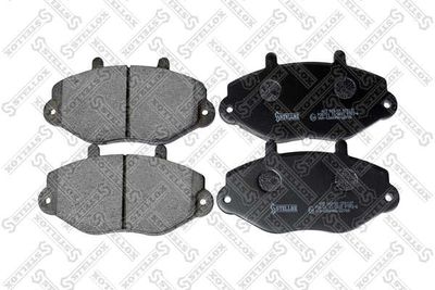 комплект спирачно феродо, дискови спирачки STELLOX 403 002-SX