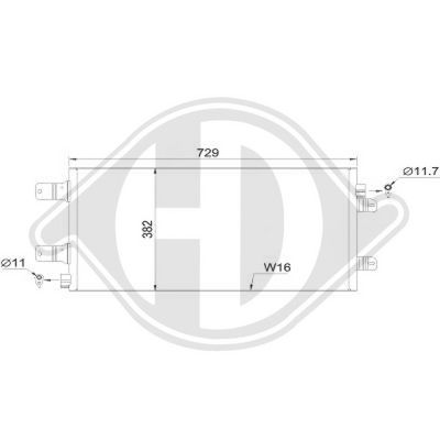 CONDENSATOR CLIMATIZARE DIEDERICHS DCC1358