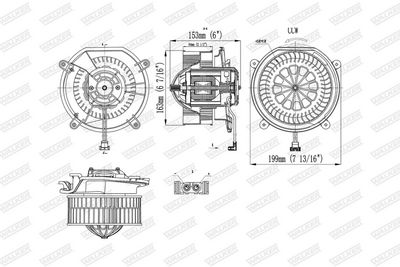 INNENRAUMGEBLäSE WALKER WBL01432 7