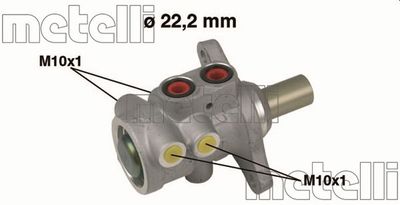 METELLI 05-0594 Ремкомплект главного тормозного цилиндра  для PEUGEOT 206 (Пежо 206)