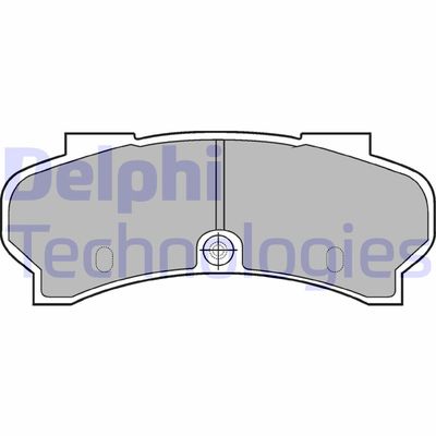 Комплект тормозных колодок, дисковый тормоз DELPHI LP589 для PEUGEOT J9