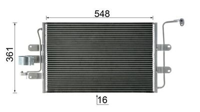 CONDENSATOR CLIMATIZARE MAHLE AC228000P 9