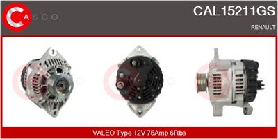 GENERATOR / ALTERNATOR CASCO CAL15211GS