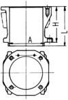 Cilindervoering - 89933110 - KOLBENSCHMIDT