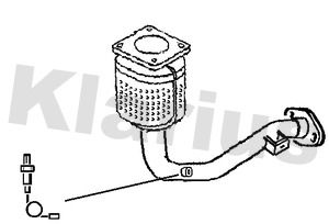Katalizator KLARIUS 325036