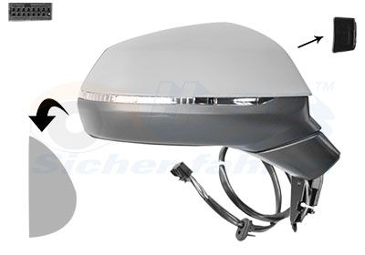 AUßENSPIEGEL VAN WEZEL 0391828