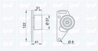 ROLA INTINZATOR CUREA DISTRIBUTIE IPD 150401 1