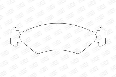 BREMSBELAGSATZ SCHEIBENBREMSE CHAMPION 571412CH 1