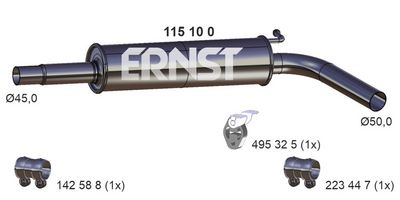 MITTELSCHALLDäMPFER