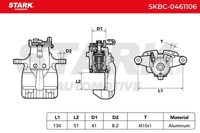 спирачен апарат STARK SKBC-0461106