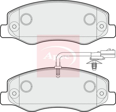 APEC Brake Pad Set, disc brake PAD1783