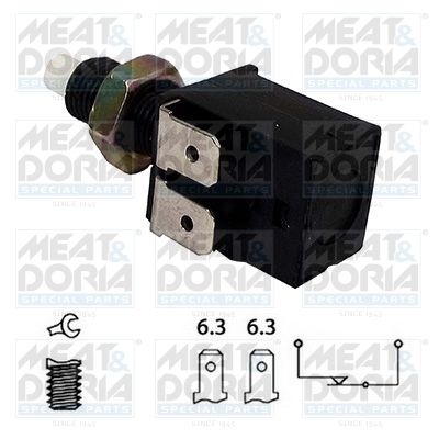 Выключатель фонаря сигнала торможения MEAT & DORIA 35006 для FORD CAPRI