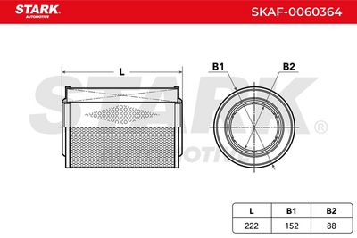 въздушен филтър STARK SKAF-0060364
