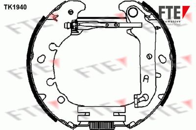 Комплект тормозных колодок FTE 9110013 для FORD STREET
