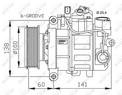 Kompresor  klimatyzacji NRF 32263G produkt