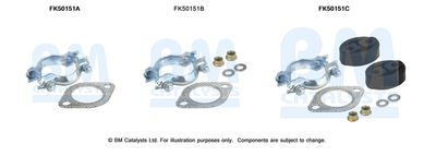 Монтажен комплект, изпускателна тръба BM Catalysts FK50151