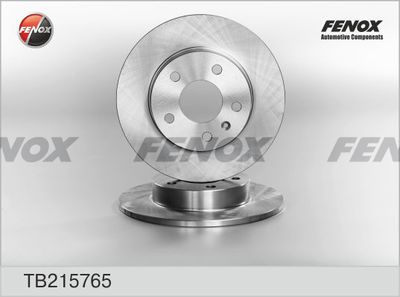 FENOX TB215765 Тормозные диски  для CHEVROLET ZAFIRA (Шевроле Зафира)