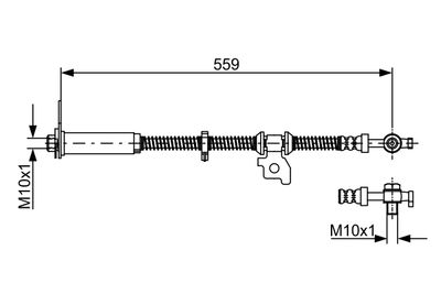 BREMSSCHLAUCH BOSCH 1987481940 4