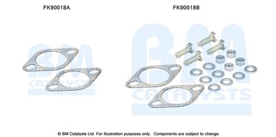 Монтажный комплект, катализатор BM CATALYSTS FK90018 для HYUNDAI LANTRA