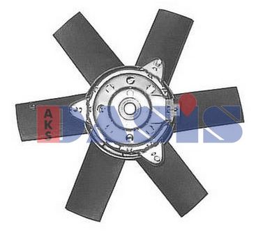 Вентилятор, охлаждение двигателя AKS DASIS 068075N для CITROËN JUMPER