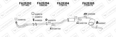 SISTEM DE ESAPAMENT VENEPORTE 250295