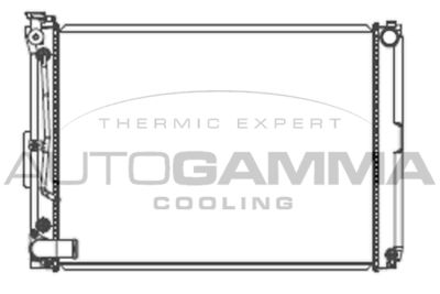 Радиатор, охлаждение двигателя AUTOGAMMA 107526 для LEXUS RX