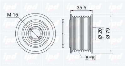 SISTEM ROATA LIBERA GENERATOR IPD 153195 1