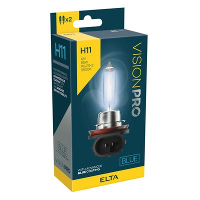 Žárovka mlhového světlometu ELTA AUTOMOTIVE EBH11BLUETR