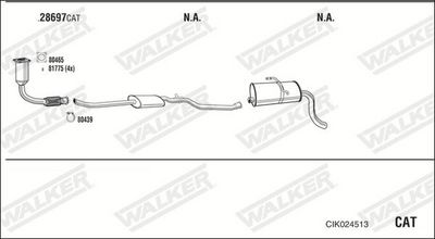 SISTEM DE ESAPAMENT WALKER CIK024513
