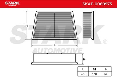 въздушен филтър STARK SKAF-0060975