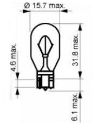 202402 SCT - MANNOL Лампа накаливания, фонарь указателя поворота