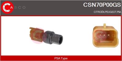 Tlakový vypínač, klimatizace CASCO CSN70P00GS