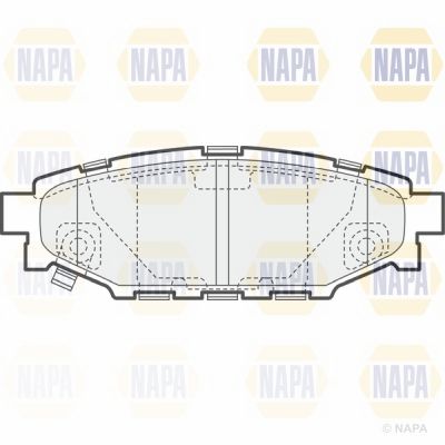 Brake Pad Set NAPA NBP1706