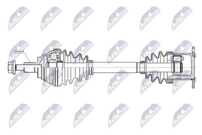 полуоска NTY NPW-WW-274