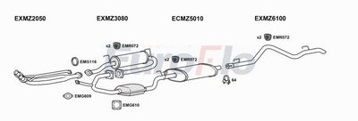 Układ wydechowy EUROFLO MZSPR237001A00